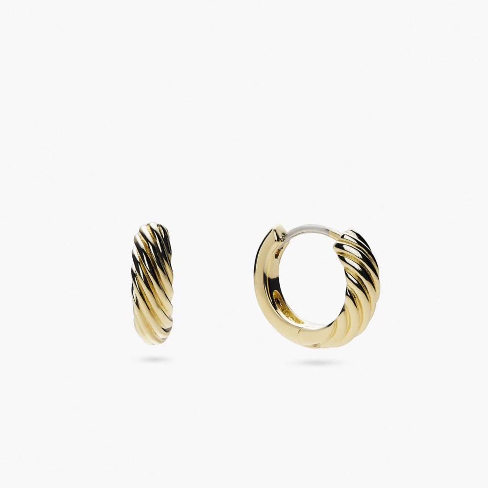 Ana Luisa Huggie Hoop Earrings - Casey